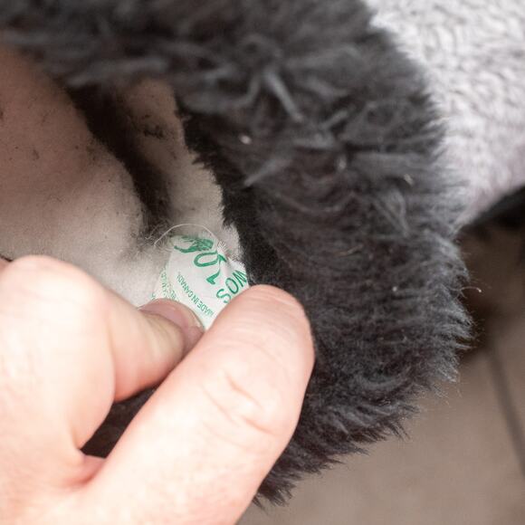 SOREL Black Nylon and Rubber Winter Boots Faux Fur Trimmed Felt Liners Womens 10 - Picture 5 of 8